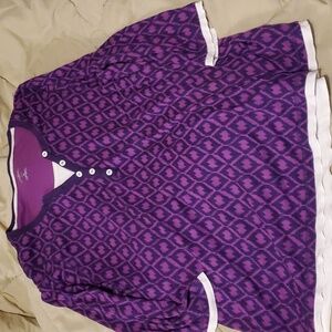 St John's Bay 2X purple/white